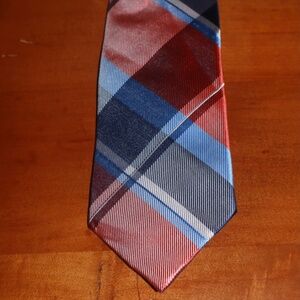 Red and Blue Tie Abstract